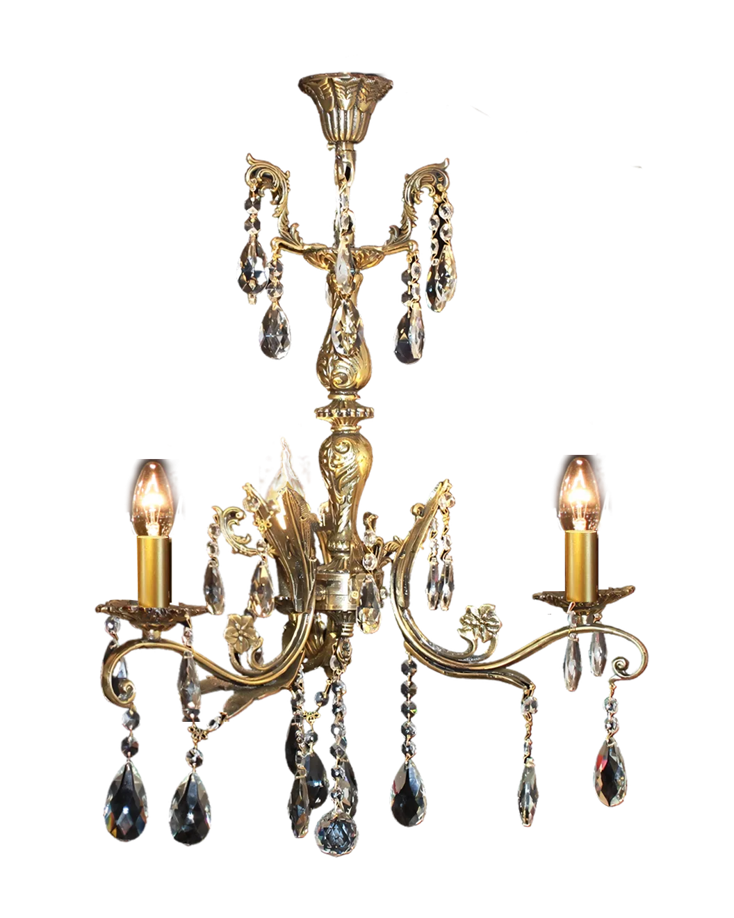Люстра Alberti арт. 03-02 из латуни — Brass Art